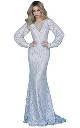 Jovani 68536BG Ivory/Nude