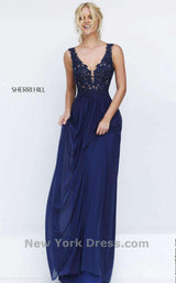 Sherri Hill 50255 Navy