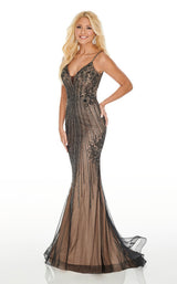Rachel Allan 7000 Black-Nude