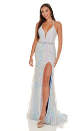 Rachel Allan 70003 Light Blue Iridescent