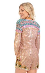 Rachel Allan 70023 Blush Multi