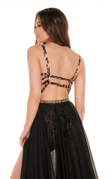 Rachel Allan 70025 Animal-Black