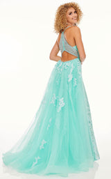 Rachel Allan 70026 Aqua Iridescent