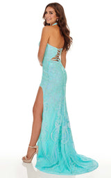Rachel Allan 70041 Aqua Iridescent
