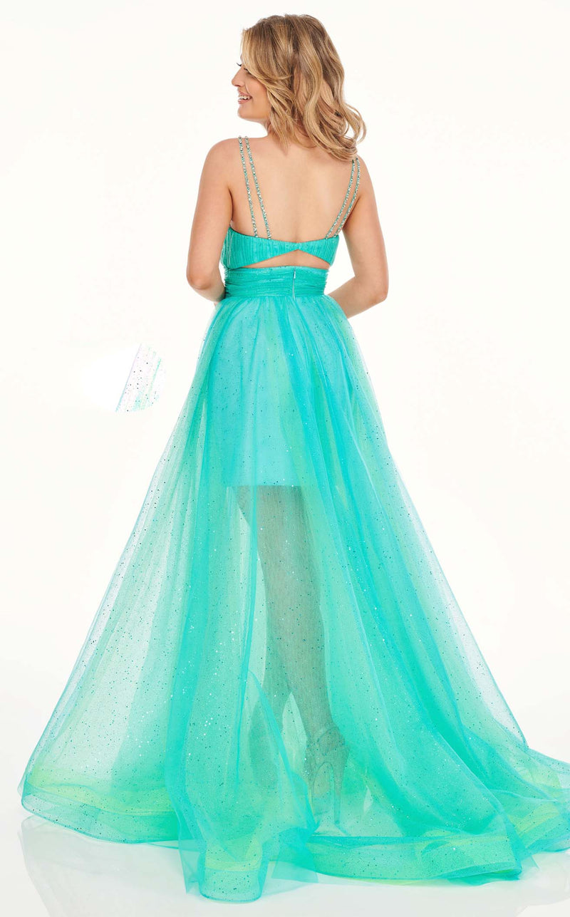 Rachel Allan 70063 Turquoise Iridescent