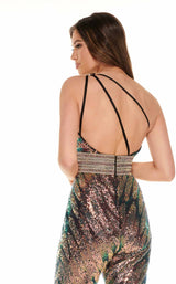 Rachel Allan 70070 Black/Iridescent