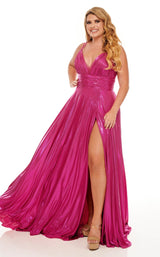 Rachel Allan Curves 70083W Metallic-Fuchsia