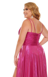 Rachel Allan Curves 70083W Metallic-Fuchsia