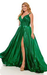 Rachel Allan Curves 70083W Metallic-Emerald