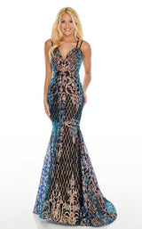 Rachel Allan 7010 Black/Iridescent