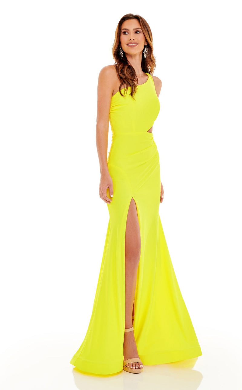 rachel yellow dress Summer Wedding Guest Dresses Rated by Fianc Bust=38 Waist=31 Hips =41 Height=65 Size 14(inches) Rachel Brosnahan Mustard Yellow Gown