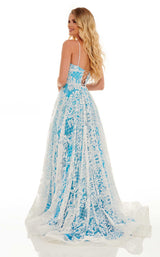 Rachel Allan 70160 Turquoise-White