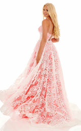 Rachel Allan 70160 Hot Pink/White
