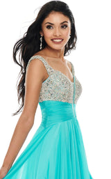Rachel Allan 7018 Aqua Blue