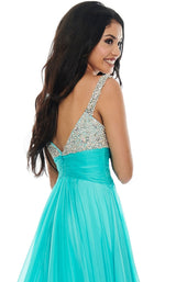 Rachel Allan 7018 Aqua Blue