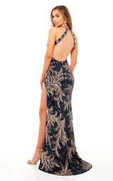 Rachel Allan 70193 Navy-Rose-Gold