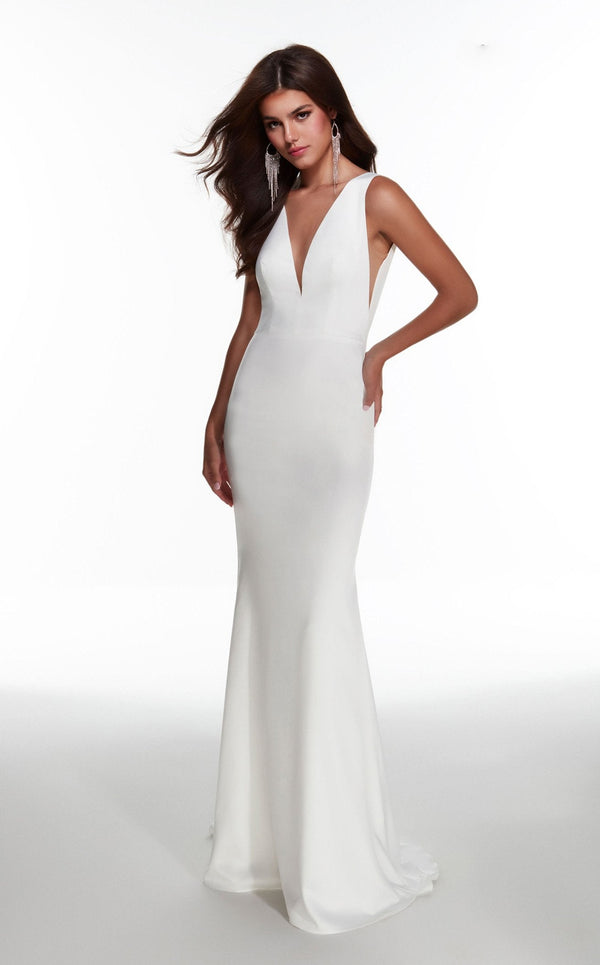 Alyce 7019 Diamond White