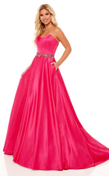 Rachel Allan 70233 Fuchsia-Multi