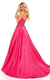 Rachel Allan 70233 Fuchsia-Multi