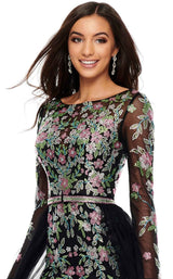 Rachel Allan 7026 Black Multi