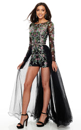 Rachel Allan 7026 Black Multi