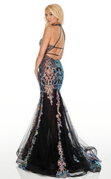 Rachel Allan 7035 Black/Iridescent