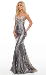 Rachel Allan 7038 Gunmetal-Nude
