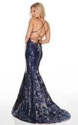 Rachel Allan 7038 Navy/Nude