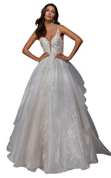 Alyce 7047 Ivory-Sand