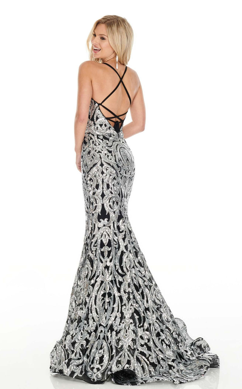 Rachel Allan 7052 Black-Silver
