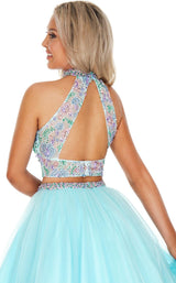 Rachel Allan 7066 Aqua-Blue-Multi
