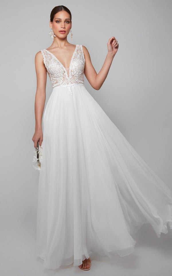 Alyce 7072 Diamond White