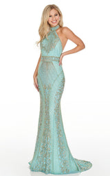Rachel Allan 7077 Aqua-Gold