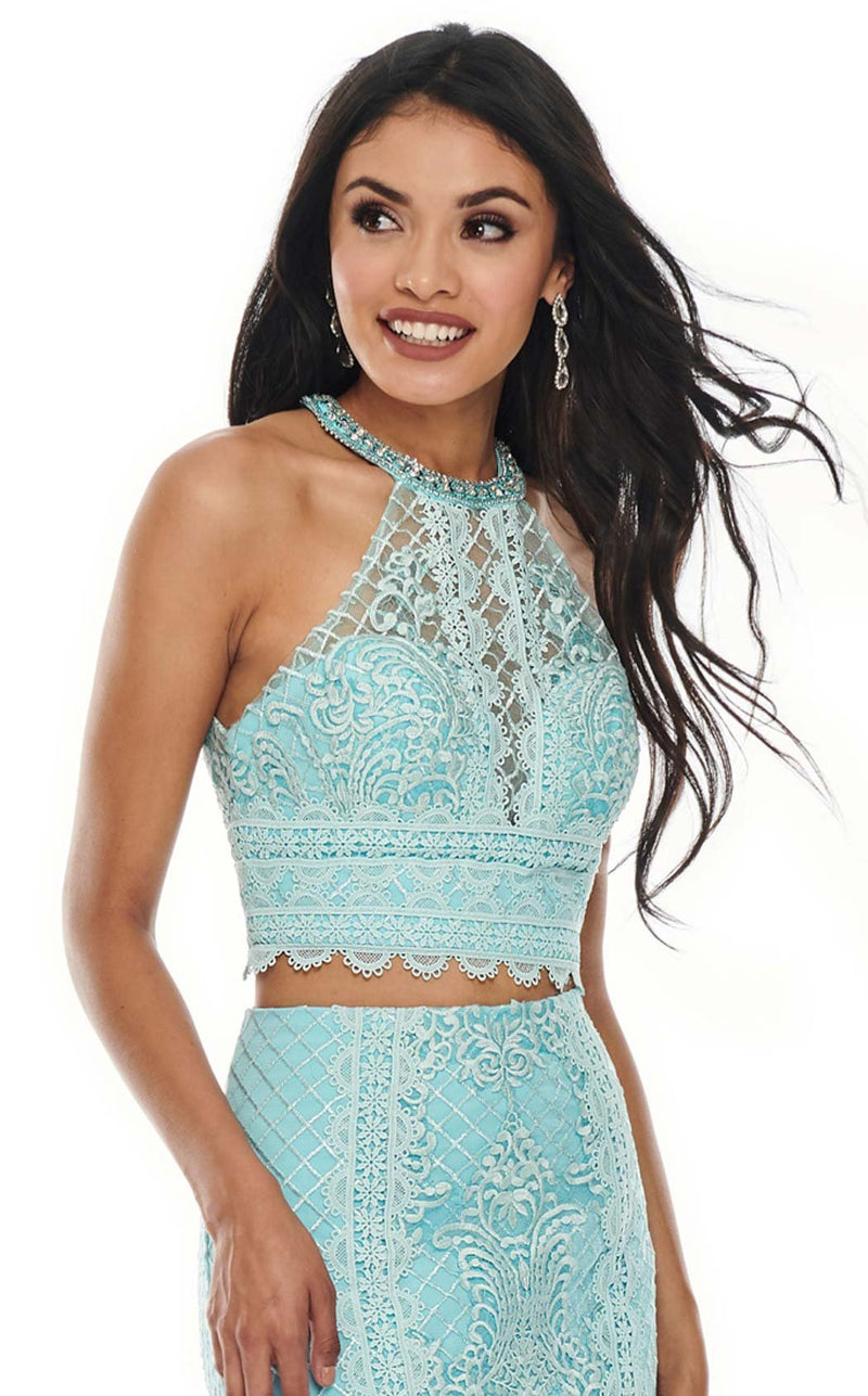 Rachel Allan 7088 Aqua Blue
