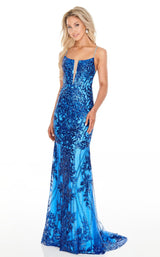 Rachel Allan 7093 Royal/Turquoise