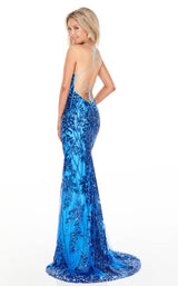 Rachel Allan 7093 Royal/Turquoise