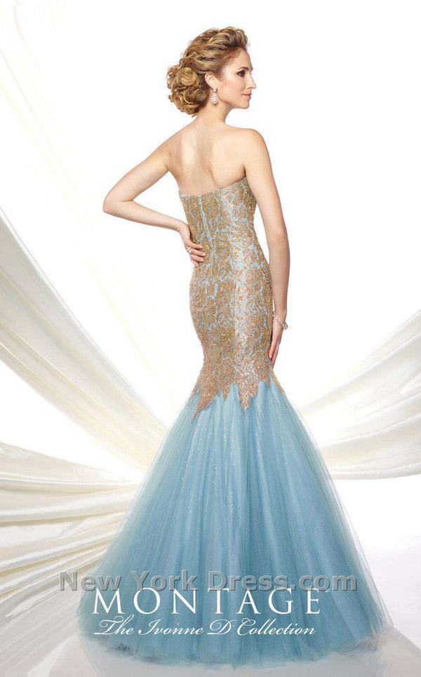 Ivonne D 116D21 Aqua/Gold