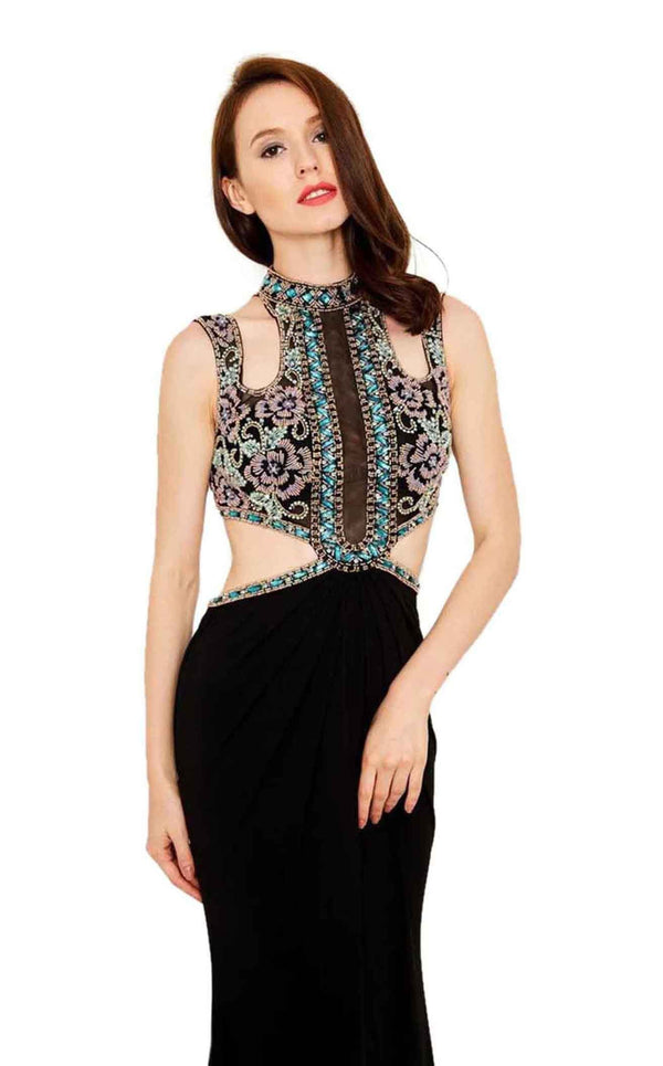 Angela and Alison 71039 Black Multi