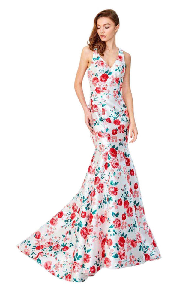 Angela and Alison 71121 Fuchsia-Floral