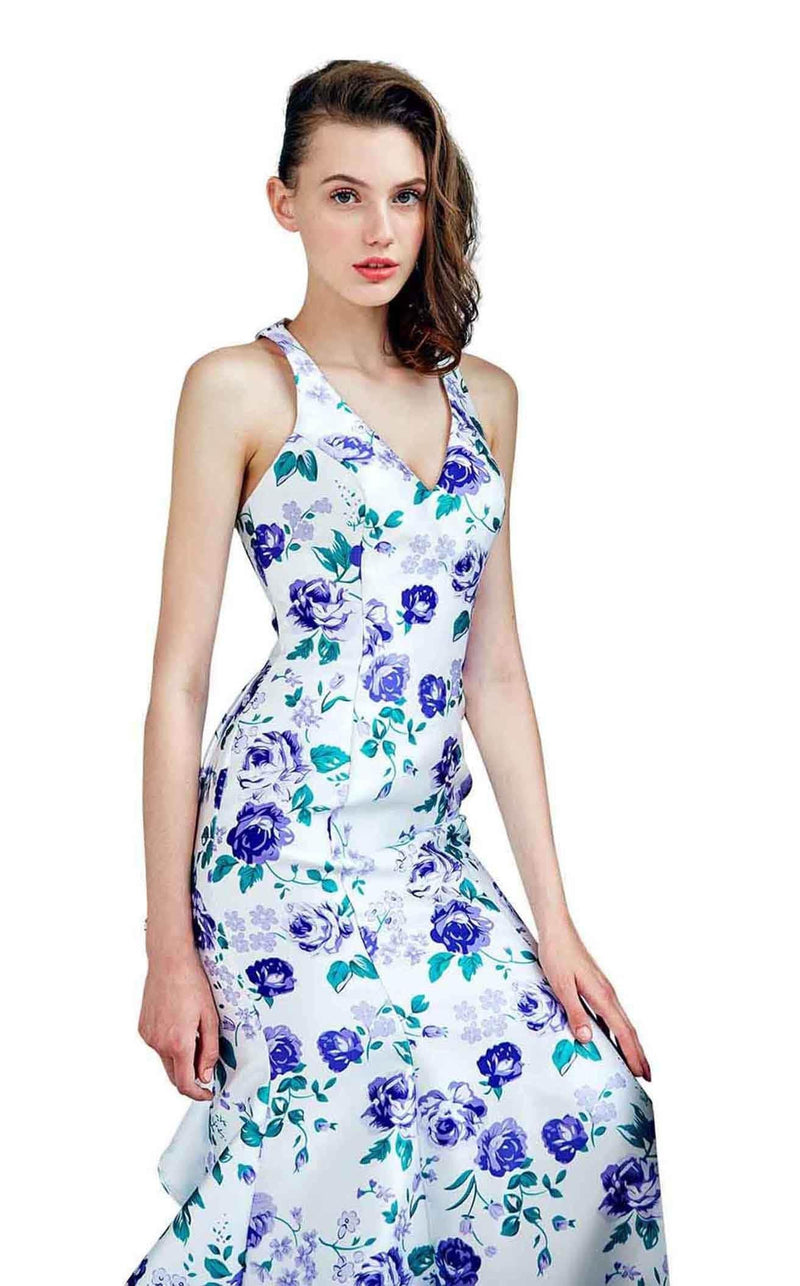 Angela and Alison 71121 Purple-Floral