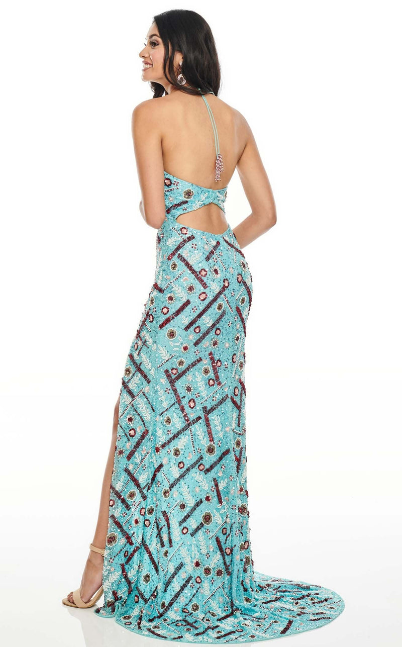 Rachel Allan 7117 Aqua Multi