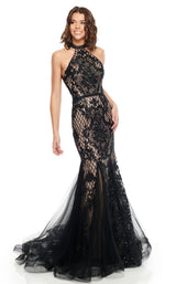 Rachel Allan 7123 Black-Nude
