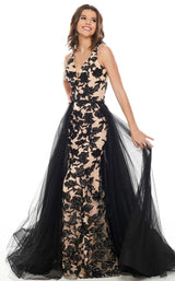 Rachel Allan 7130 Black-Nude