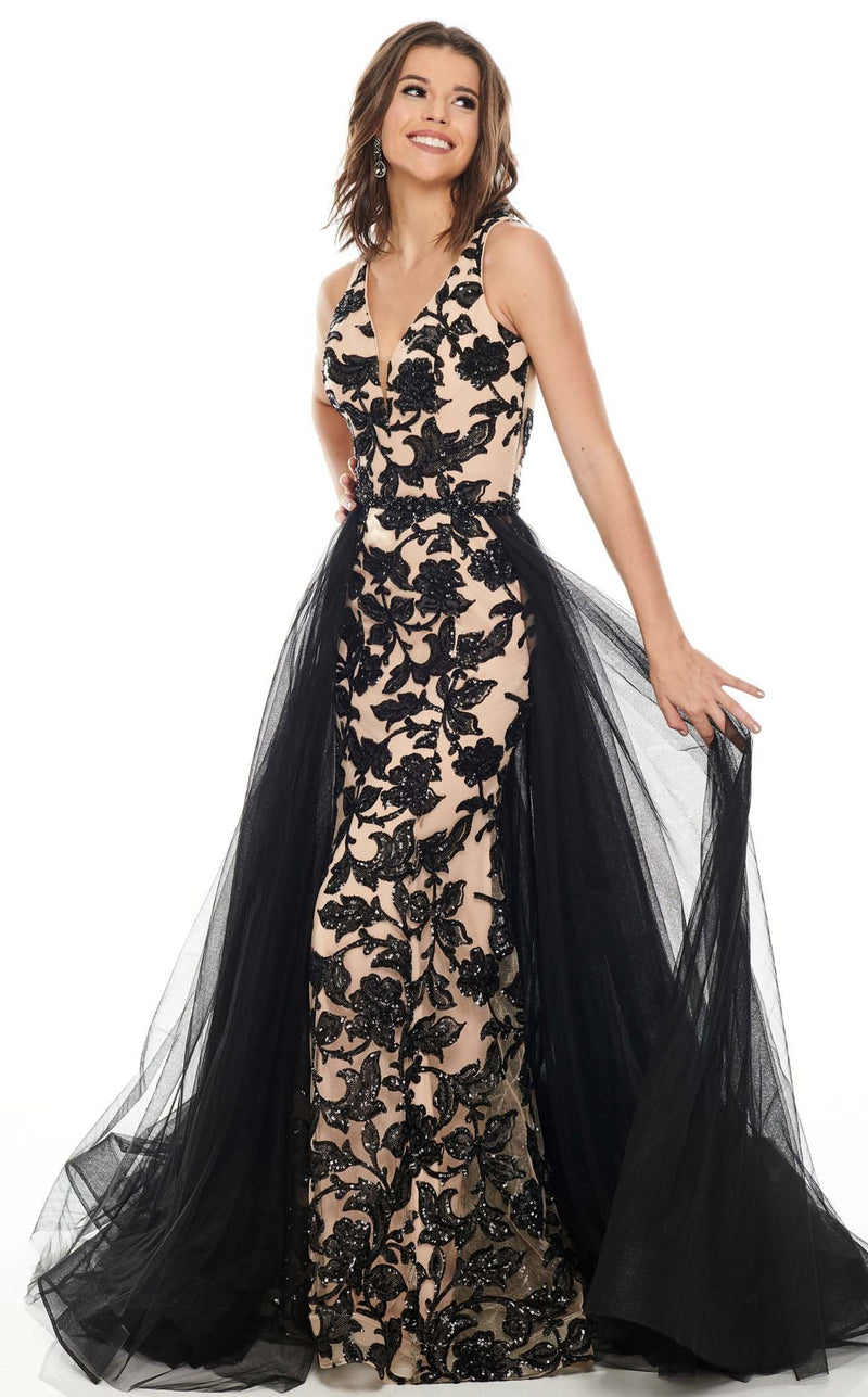 Rachel Allan 7130 Black-Nude