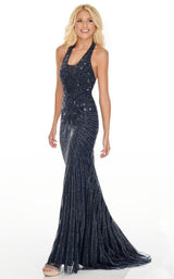 Rachel Allan 7149 Navy-Iridescent