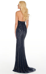 Rachel Allan 7149 Navy-Iridescent