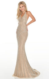 Rachel Allan 7149 Nude/Silver