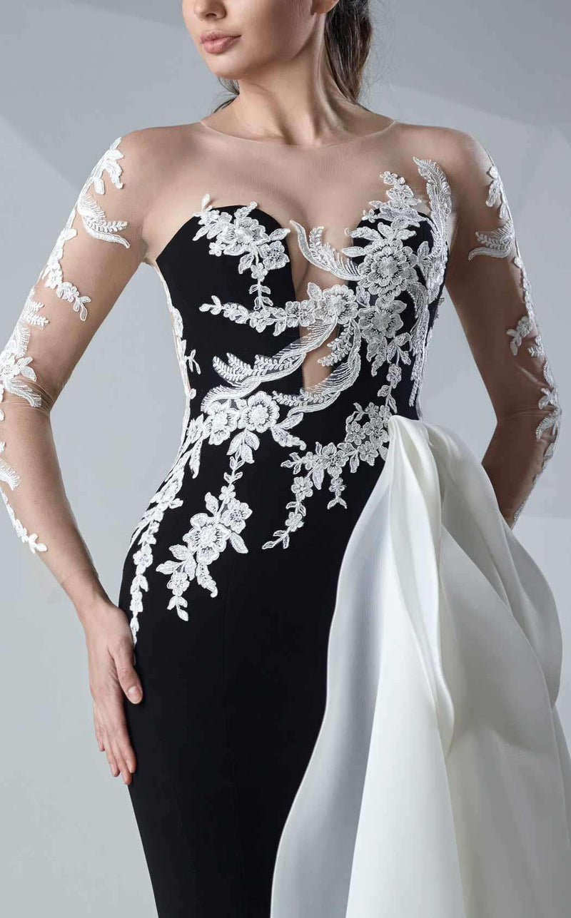 MNM Couture G0650 Black/White
