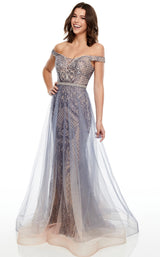 Rachel Allan 7164 Gunmetal Ombre
