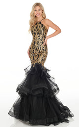 Rachel Allan 7167 Black/Gold